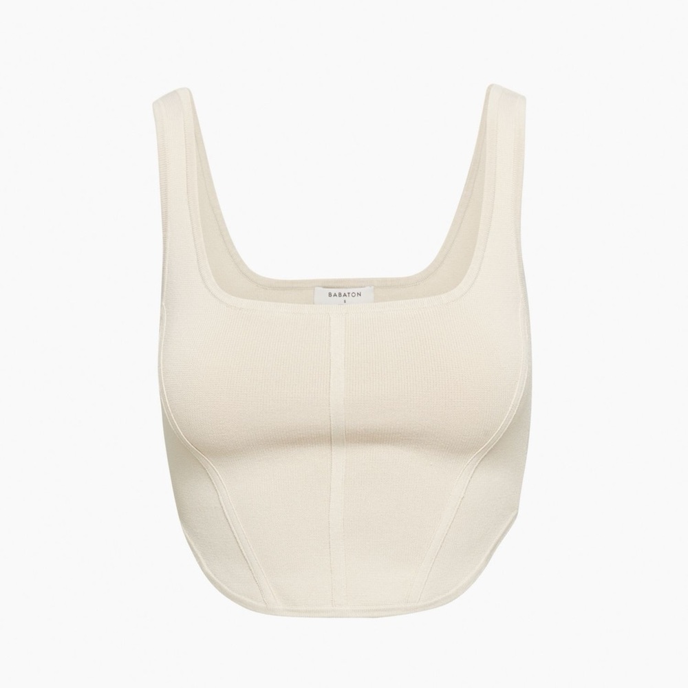 Aritzia (Babaton) Sculpt Knit Bustier Tank